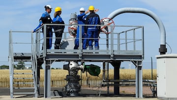 German Economy and Climate Minister and Vice Chancellor Robert Habeck visits a cavern facility of the gas trading company VNG AG during a two days tour under the heading of "Economy and work in times of crisis", due to Russia's invasion of Ukraine in Bad Lauchstaedt, July 28, 2022. REUTERS/Annegret Hilse