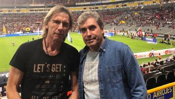 Ricardo Gareca fue a ver a Cueva en México, pero no jugó