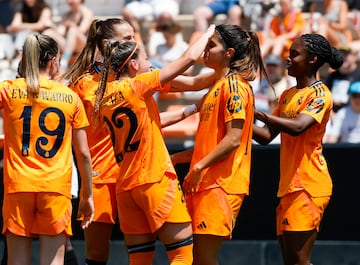 18/05/25 FUTBOL FEMENINO
PARTIDO PRIMERA DIVISION FEMENINA
VALENCIA - REAL MADRID 
GOL ALBA REDONDO 0-2 ALEGRIA