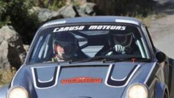 <b>EXIGENTE. </b>Pese a ir primero, Sainz quiere mejorar más su Porsche.