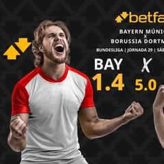 Bayern Múnich vs. Borussia Dortmund: horario, dónde ver, pronósticos y clasificación