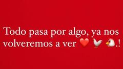 Driussi les dejó un mensaje a los riverplatenses en Instagram