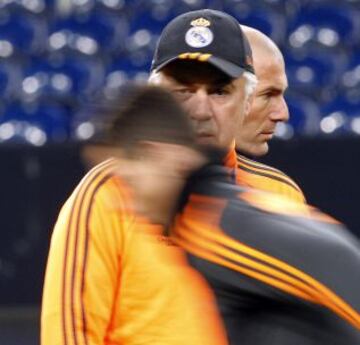 Ancelotti y Zidane.
