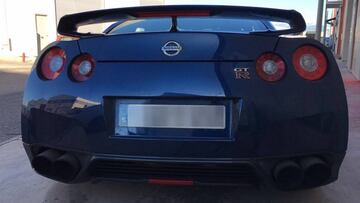 Un Nissan GT-R pillado a 276 kil&oacute;metros por hora. 