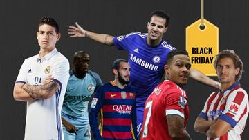 Los chollos del fútbol en el 'Black Friday'.