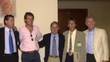 <b>QUERIDOS. </b>Szendrei, Vaca, Jose, Carvallo, Pepe Mejías y Espárrago.