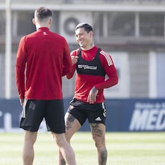 Chimy Ávila protagonizó el susto durante el entrenamiento