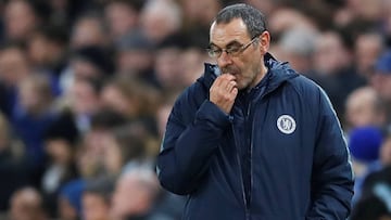 Maurizio Sarri, entrenador del Chelsea.