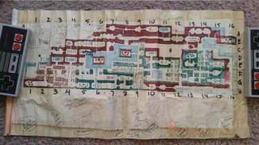 Recrean con impresora 3D el mapa original de The Legend of Zelda