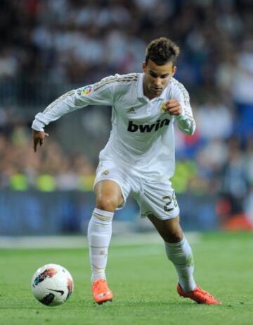 Jesé en su debut con el Real Madrid ante la Real Sociedad el 24 de marzo de 2012.