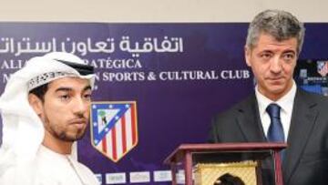 <b>FUERA DE ESPAÑA.</b> Gil Marín firmó un convenio con el Al Ain de los Emiratos Árabes. Gil quiere que el club sea conocido fuera de España.