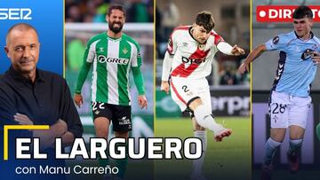 El Larguero, en directo: lesión de Isco a tres días del Derbi, Celta y Rayo caen en Europa