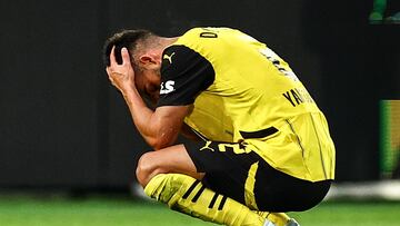 Yan Couto, con el Dortmund.