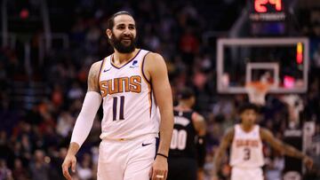 Ricky Rubio, durante un partido de la NBA con Phoenix Suns