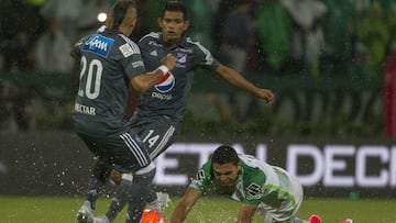 Millonarios y Nacional se enfrentan en Medellín.