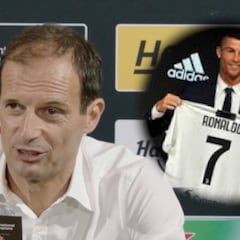 Allegri y el papel de Cristiano en la Juve: "Jugará donde siempre"