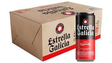 'Pack' de cervezas Estrella Galicia.