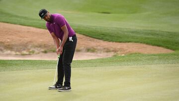 Tony Finau, uno de los líderes en The American Express.