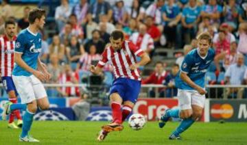 Leo Baptistao marca el tercer gol.