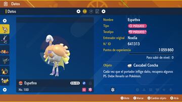 pokemon escarlata purpura teraincursion chesnaught teratipo roca 7 estrellas