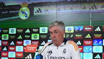 Ancelotti, entrenador del Real Madrid.