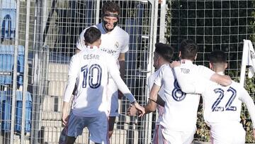 El Real Madrid Castilla se llevó el miniderbi contra el Atlético B.