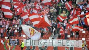 El Molin&oacute;n, durante un partido. El Sporting gan&oacute; f&aacute;cil y jugar&aacute; el play-off.