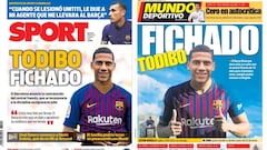 Jean-Clair Todibo dominates Catalan sports press front pages