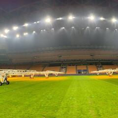 Preocupación por el estado del césped de San Siro