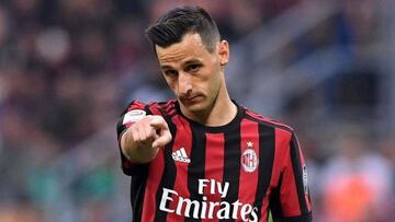 Kalinic, con la Roma. 