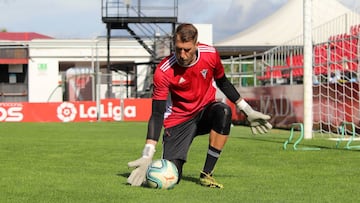 Limones, durante un entrenamiento