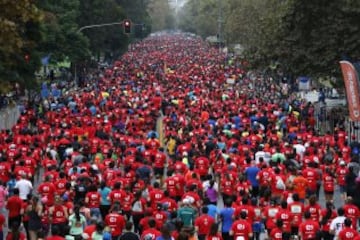 El Maratón de Santiago en imágenes