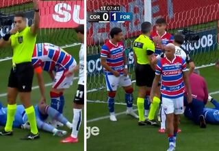 Su portero en el suelo y decide hacer esto: la surrealista escena de un ex de LaLiga que ya es viral en redes