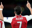 Alexis Sánchez anotó un gol en su partido 400 en Europa
