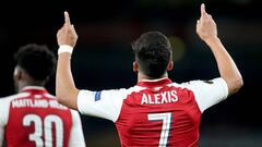 Alexis Sánchez anotó un gol en su partido 400 en Europa