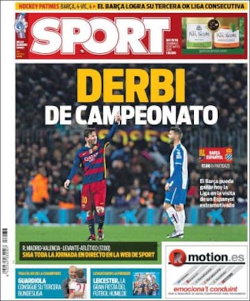 Portadas de la prensa mundial
