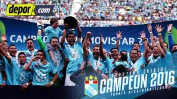 Sporting Cristal - El conjunto limeño ganó su tercer título nacional de los últimos seis años este 2016 bajo la dirección de José 'Chemo' del Solar.