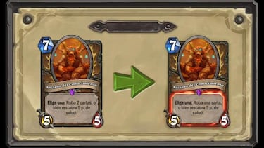 Estas son las cartas de Hearthstone que Blizzard ha modificado