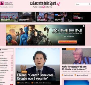 Portadas de la prensa extranjera