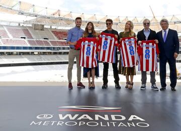 Tom Cruise y el reparto de La Momia visitan el Wanda Metropolitano