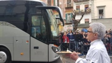 La expedición del Real Madrid ya está en Nápoles