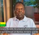 Impresiona escuchar a Pelé dirigirse así a Cristiano Ronaldo