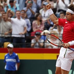 Ferrer abre la puerta grande y lleva a España a semifinales