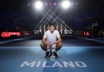 Carlos Alcaraz campeón de la Next Gen ATP Finals.