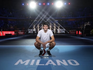 Carlos Alcaraz campeón de la Next Gen ATP Finals.