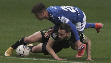 14/03/21 PARTIDO 2ª DIVISION
REAL OVIEDO - LEGANES
TEJERA CAE SOBRE BORJA BASTON