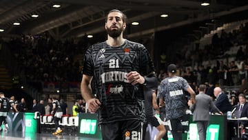 Tornike Shengelia, durante su etapa en la Virtus Bolonia italiana.