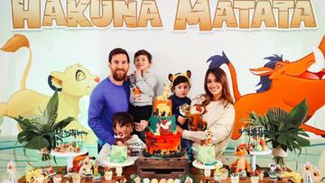 La salvaje fiesta de cumpleaños de Messi y Antonela para su hijo Ciro