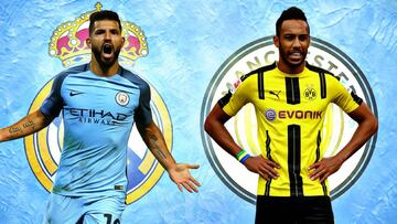 Aubameyang puede acabar en el Manchester City si Agüero se va al Real Madrid.