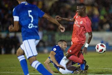 Vinicius brilló con luz propia en el partido frente al Melilla.